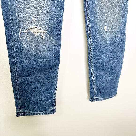 MOTHER SUPERIOR Pixie Tomcat Ankle Jean Born to Bite Med Wash 27 - Picture 6 of 10